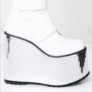 Club exx Angelic Disco Platform wedges